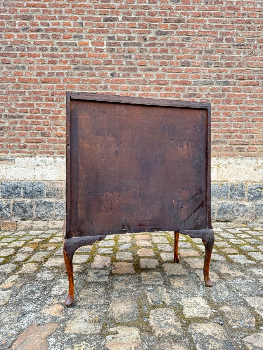 Bureau, secrétaire De Pente En Noyer De Style Chippendale -photo-5