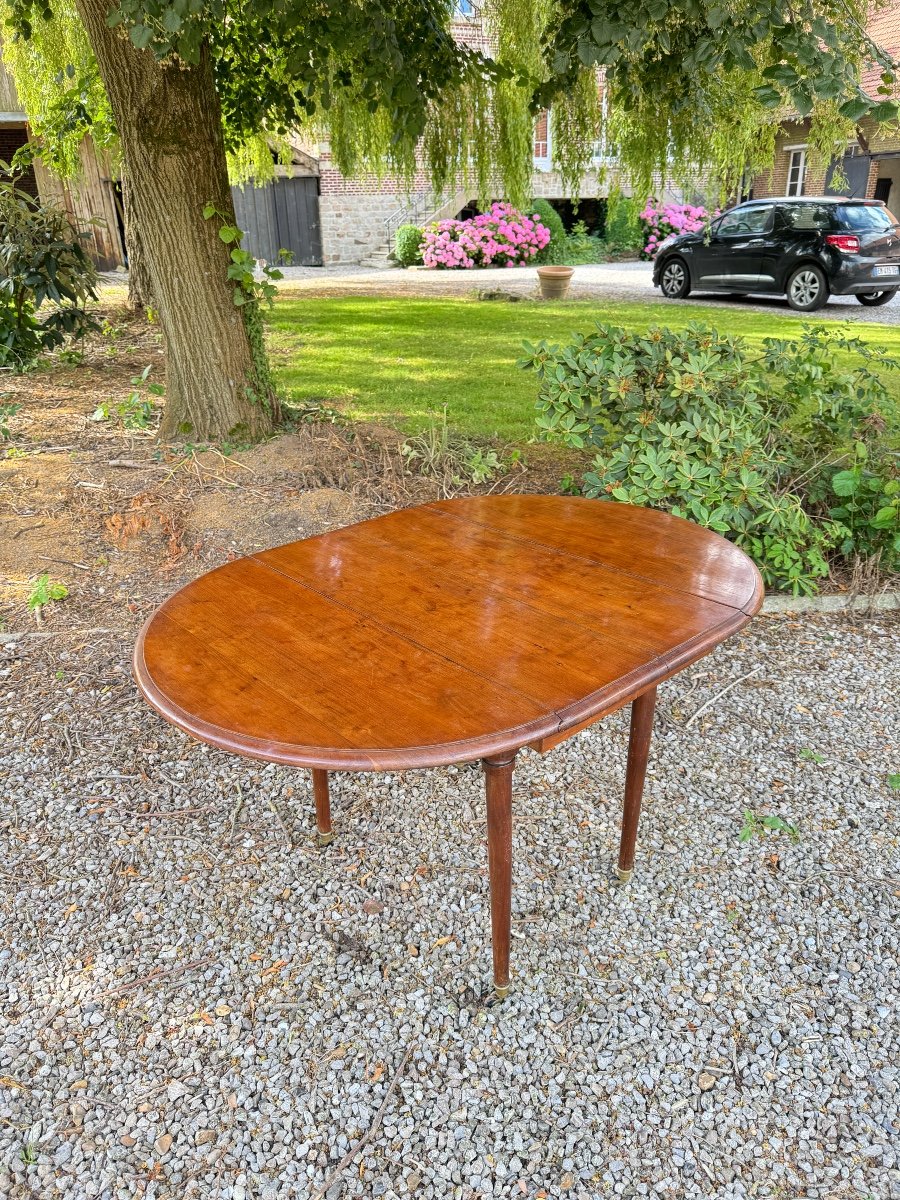 Table De Salle à Manger En Acajou D’époque Directoire XVIII Eme Siècle 