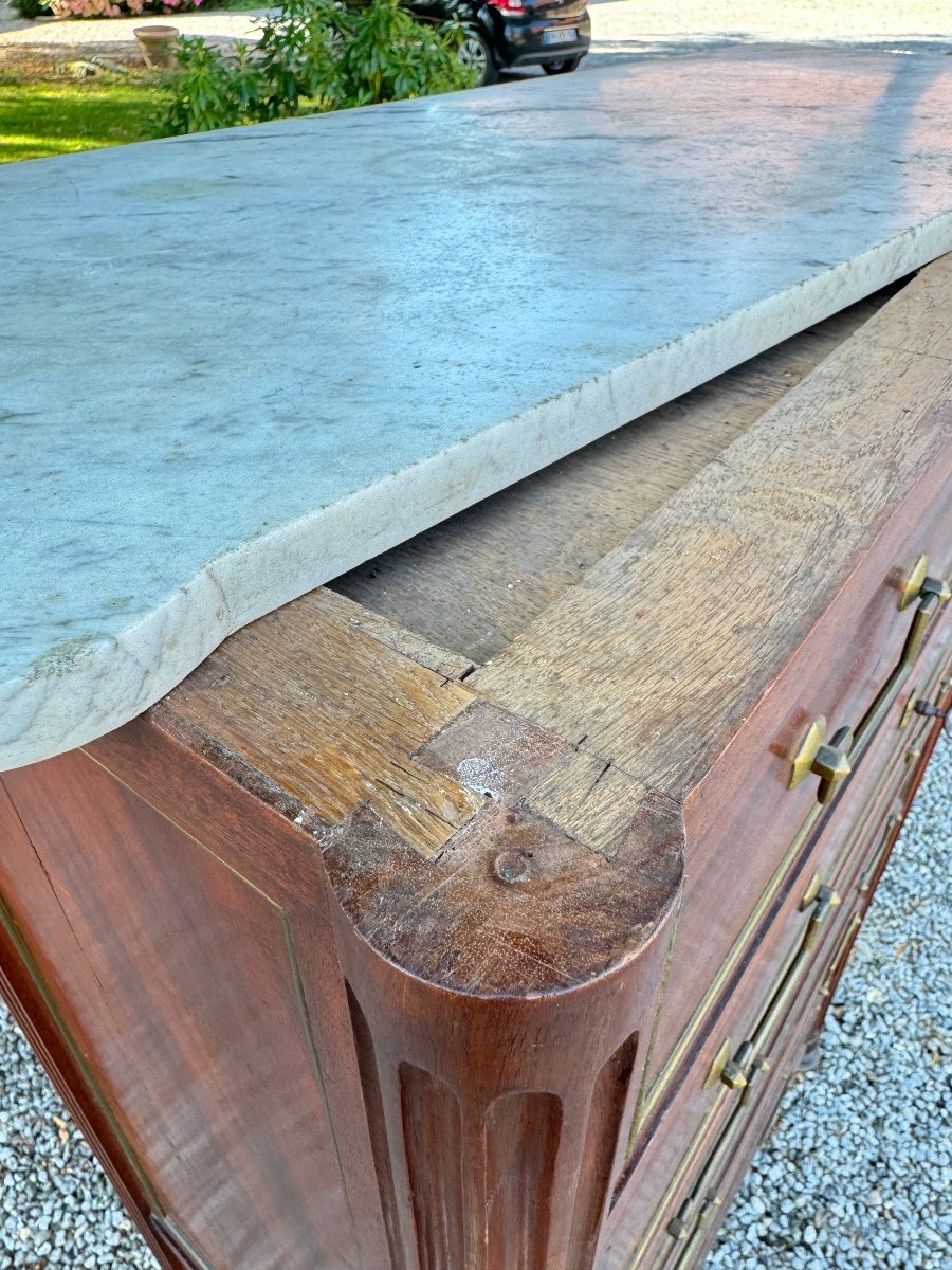 Weekly Mahogany Louis XVI XVIII Eme Century -photo-3