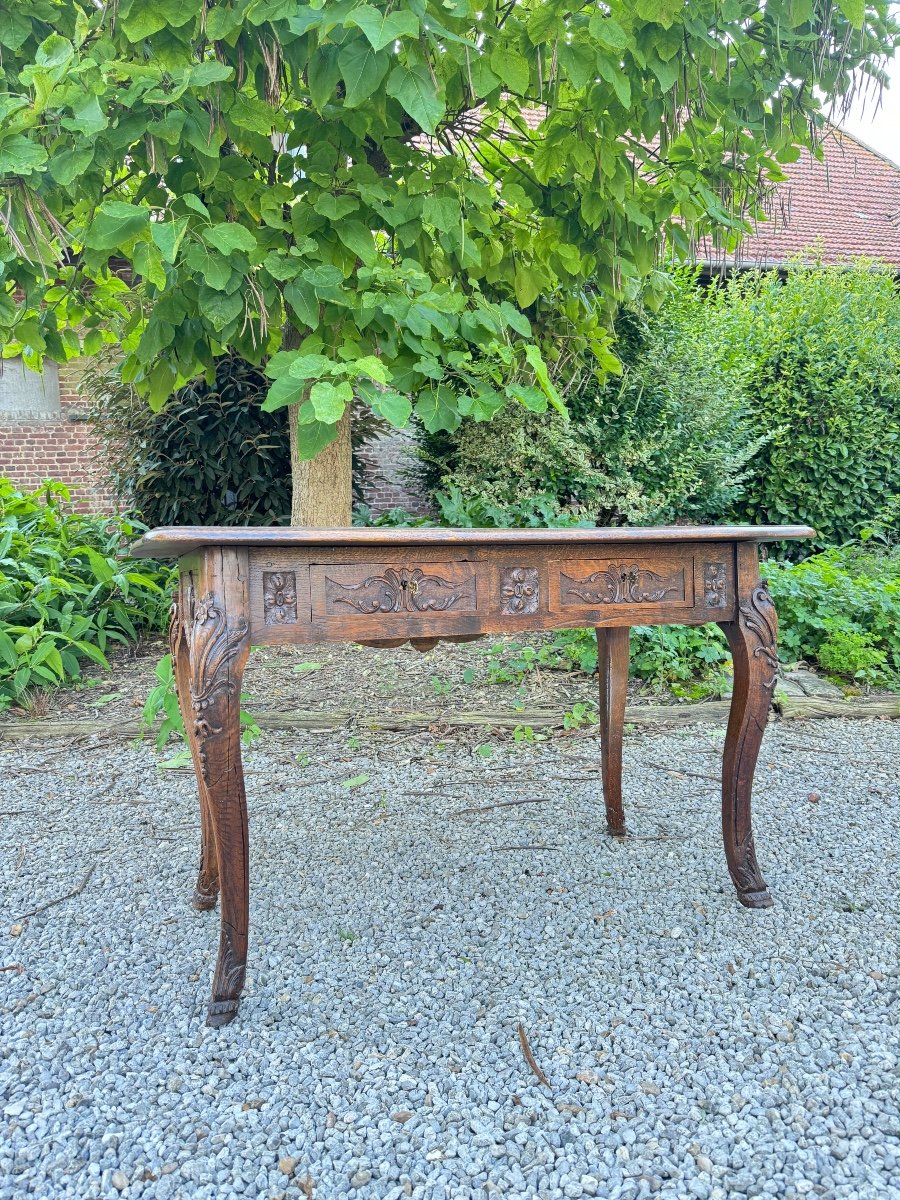 19th Century Regency Style Oak Desk 