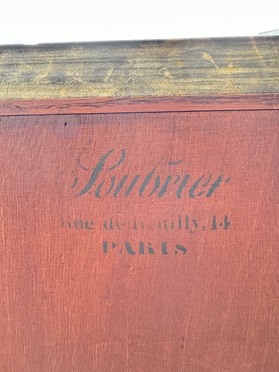 Maison Soubrier In Paris Louis XVI Style Marquetry Secretary -photo-6
