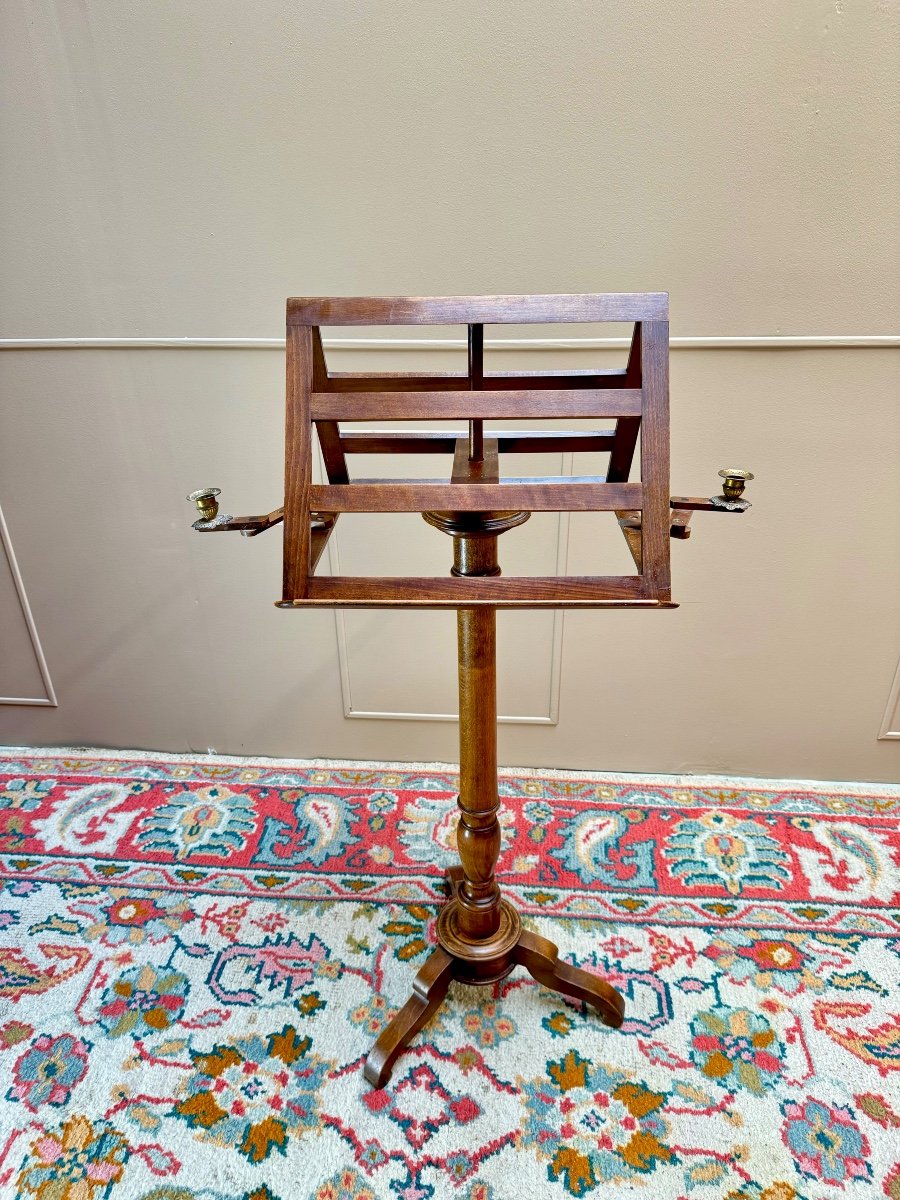 Louis Philippe Period Oak Double Lectern, 19th Century -photo-2