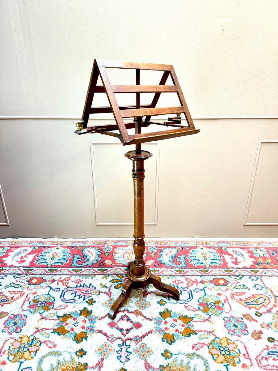 Louis Philippe Period Oak Double Lectern, 19th Century -photo-3
