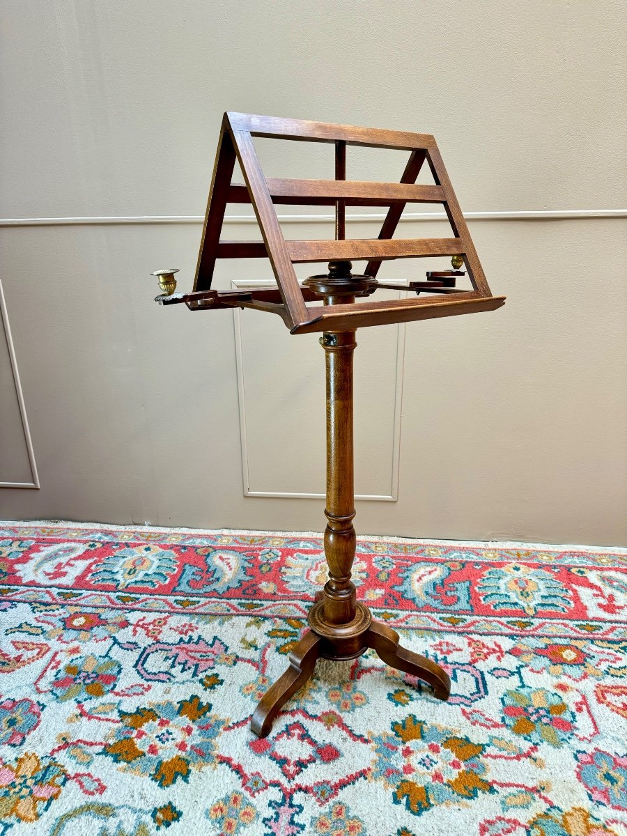 Louis Philippe Period Oak Double Lectern, 19th Century 