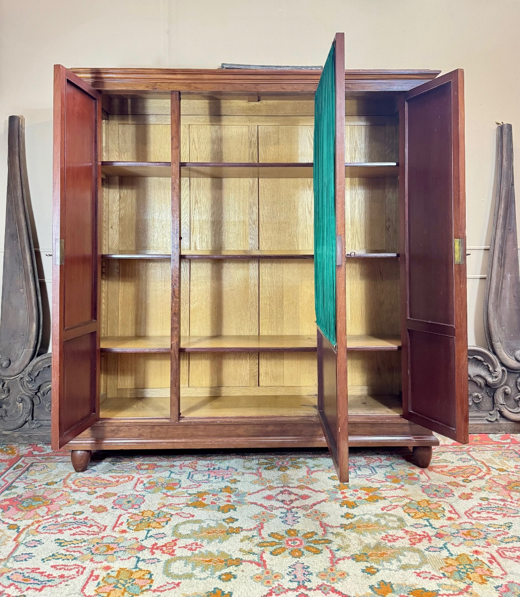 Bibliothèque En Acajou De Style Directoire XIX Eme Siècle -photo-4