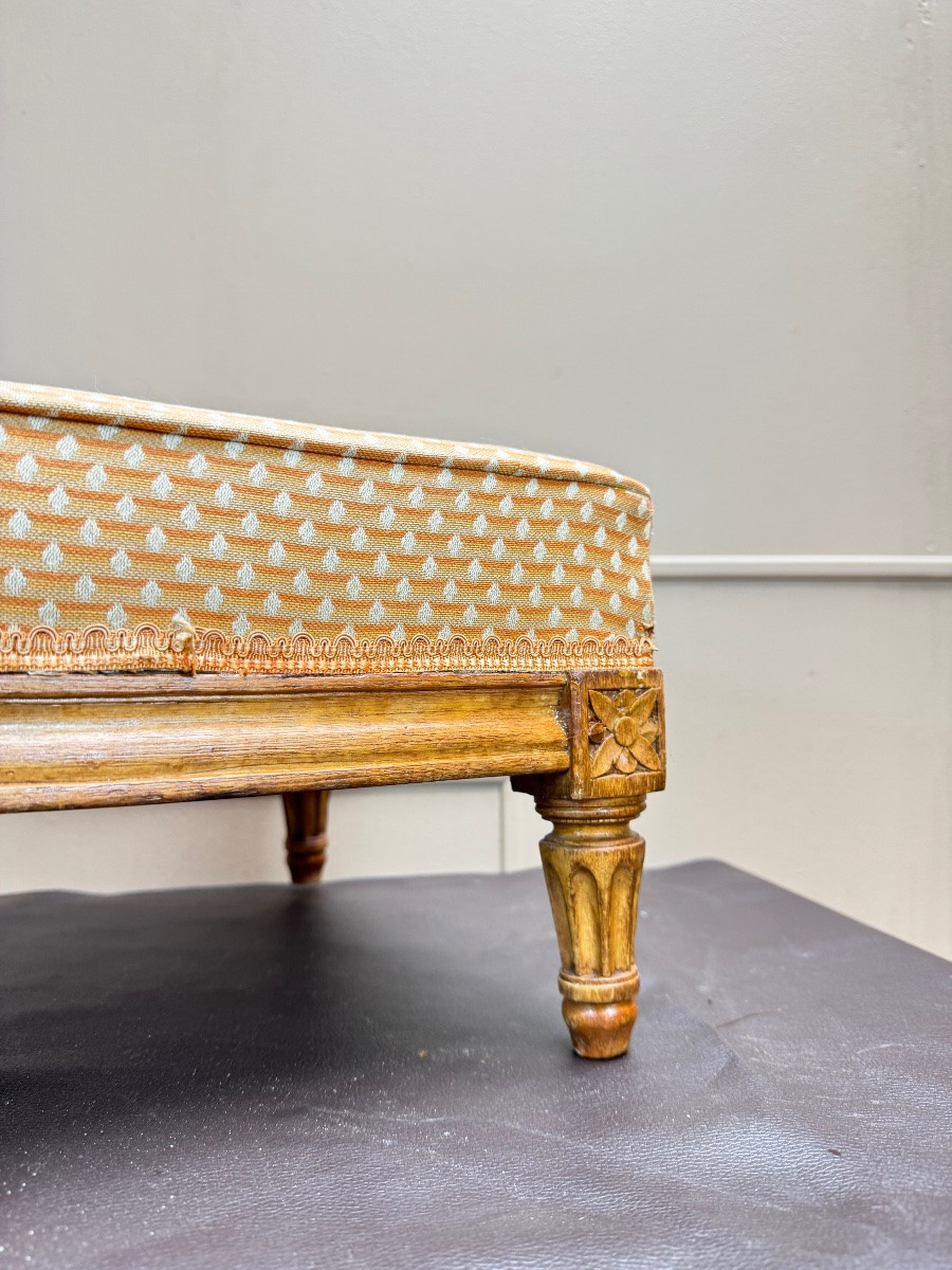 Sené Jean-baptiste-claude Et Boulard Jean-baptiste Tabouret, Repose Pieds  D’époque  Louis XVI -photo-3