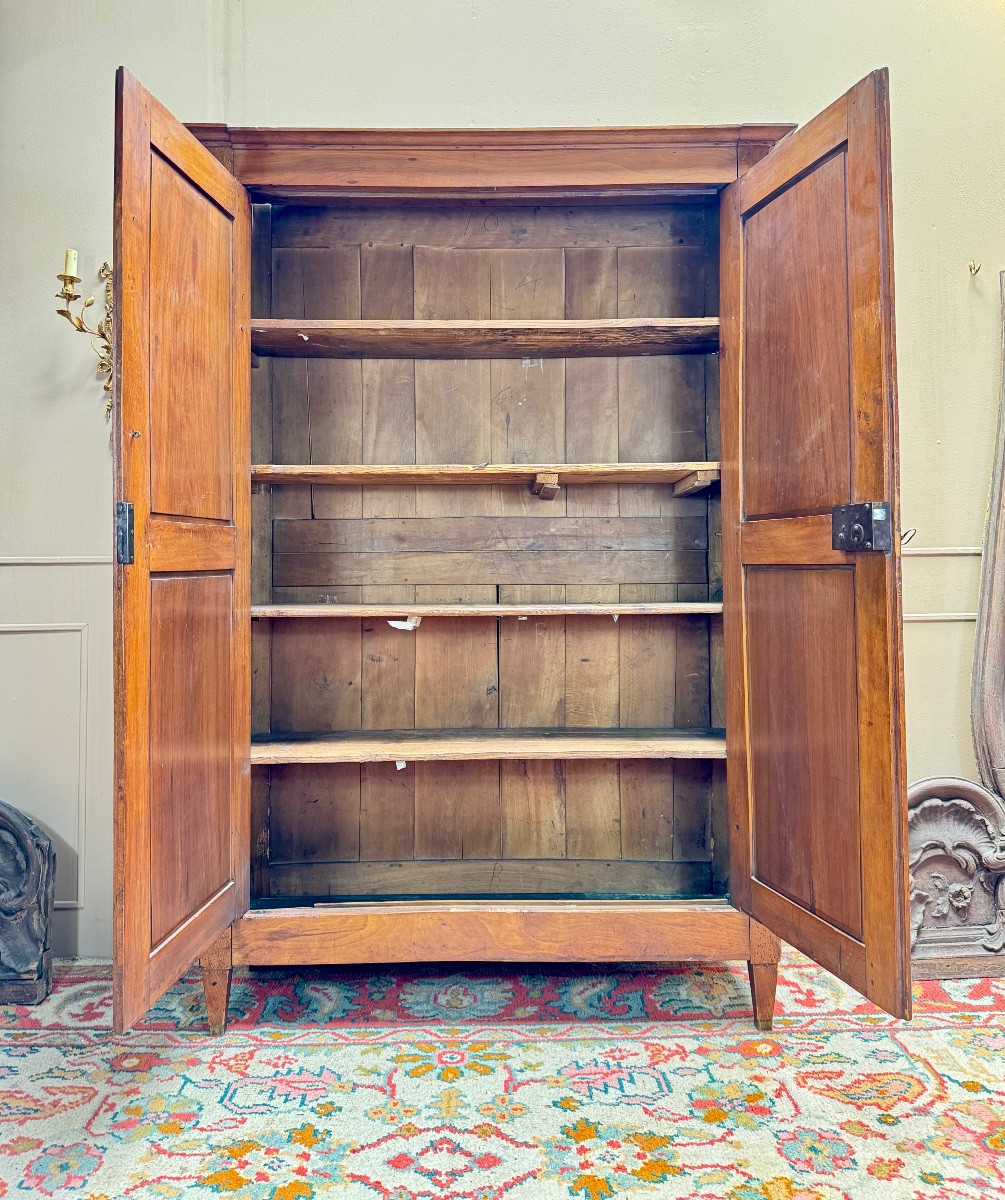 Armoire En Acajou D’époque Louis XVI XVIII Eme Siècle -photo-4