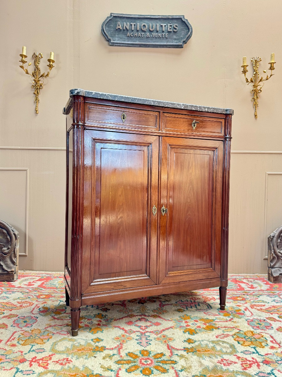 Louis XVI Mahogany Sideboard, 18th Century -photo-4