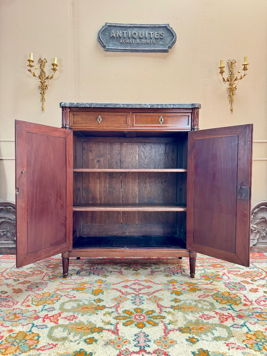 Louis XVI Mahogany Sideboard, 18th Century -photo-2
