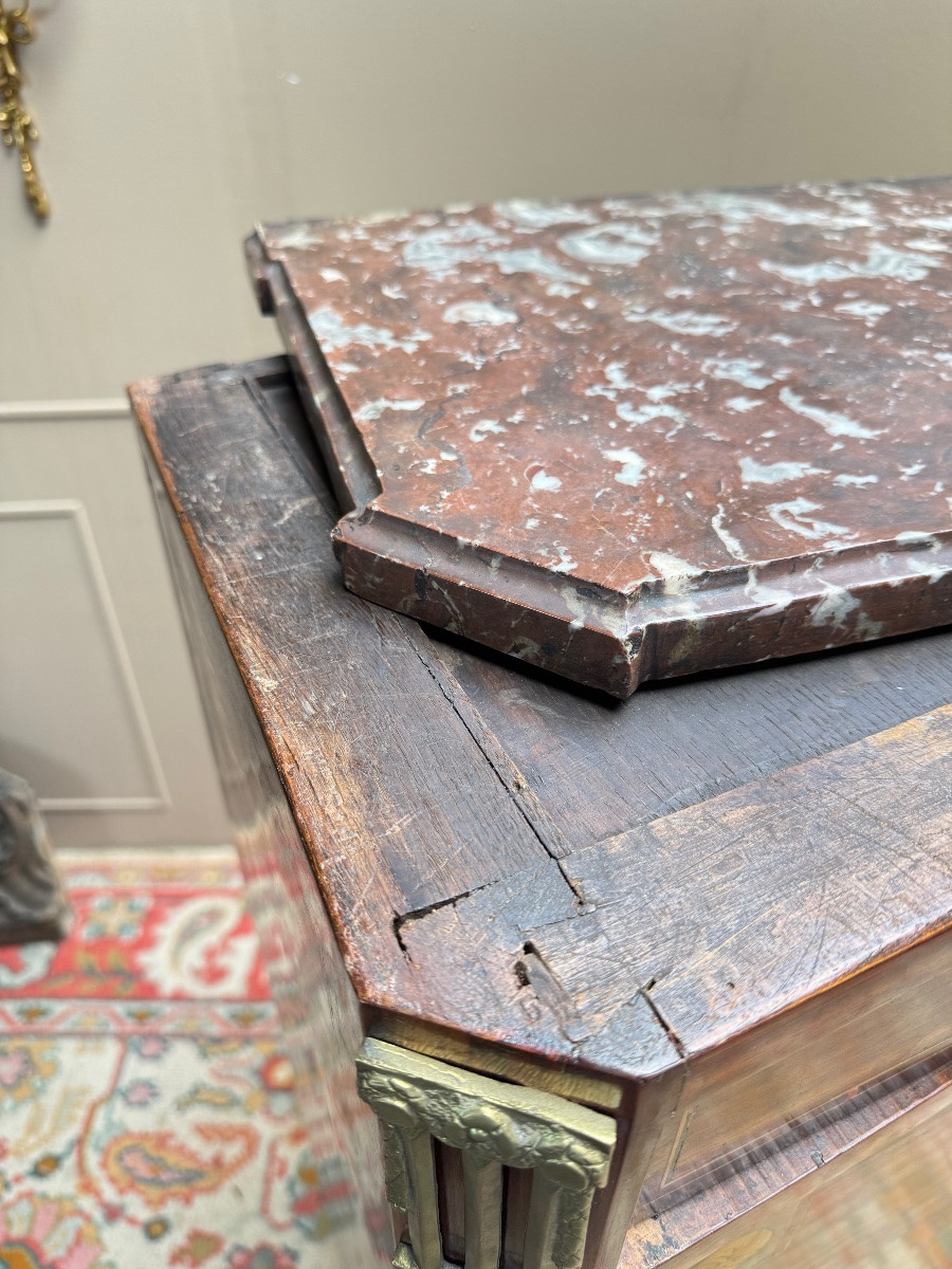 Fidelys Schey Louis XVI Period Marquetry Secretary, 18th Century -photo-8
