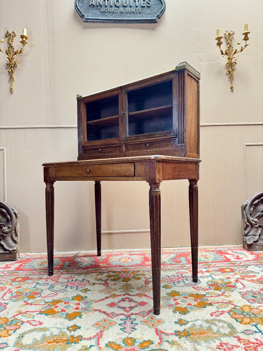 Louis XVI Mahogany Daylight From The 18th Century -photo-2