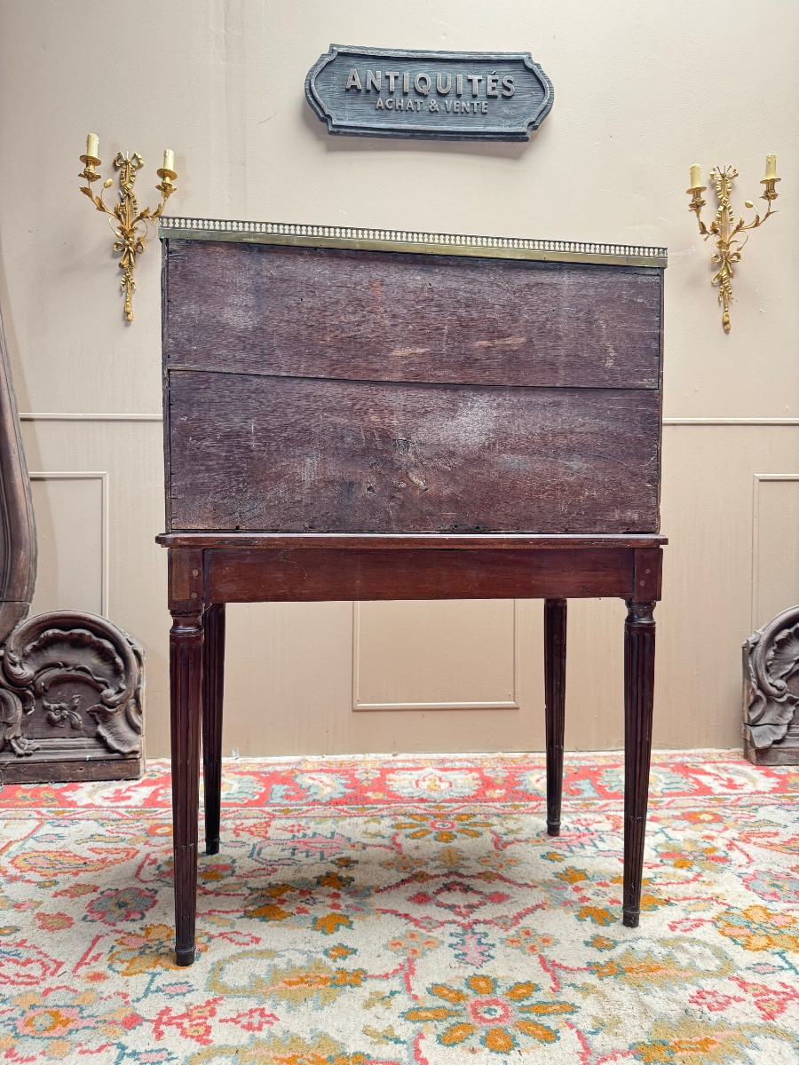 Louis XVI Mahogany Daylight From The 18th Century -photo-5
