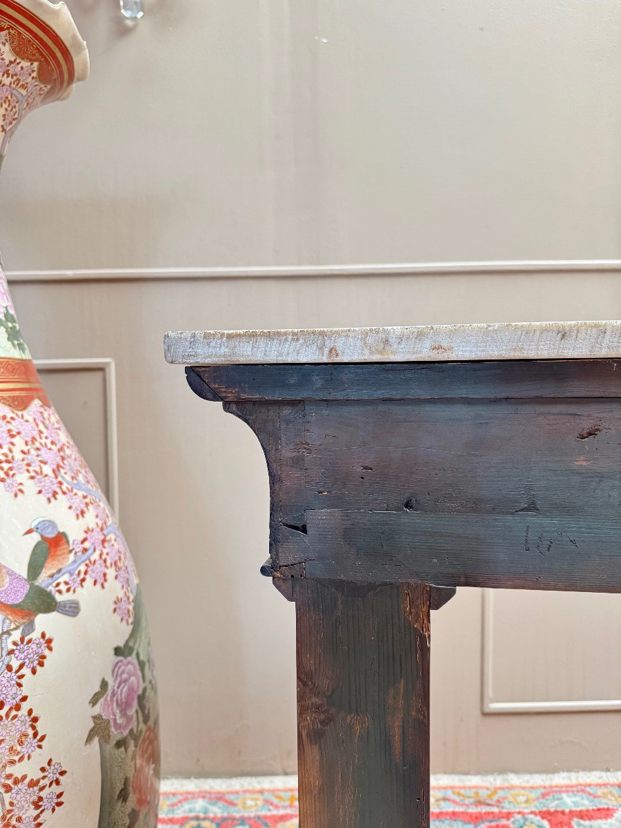 Console en acajou de style empire XIX eme siècle -photo-7