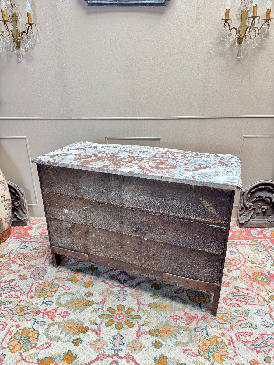 Louis XV Period Mahogany Chest Of Drawers, 18th Century -photo-4