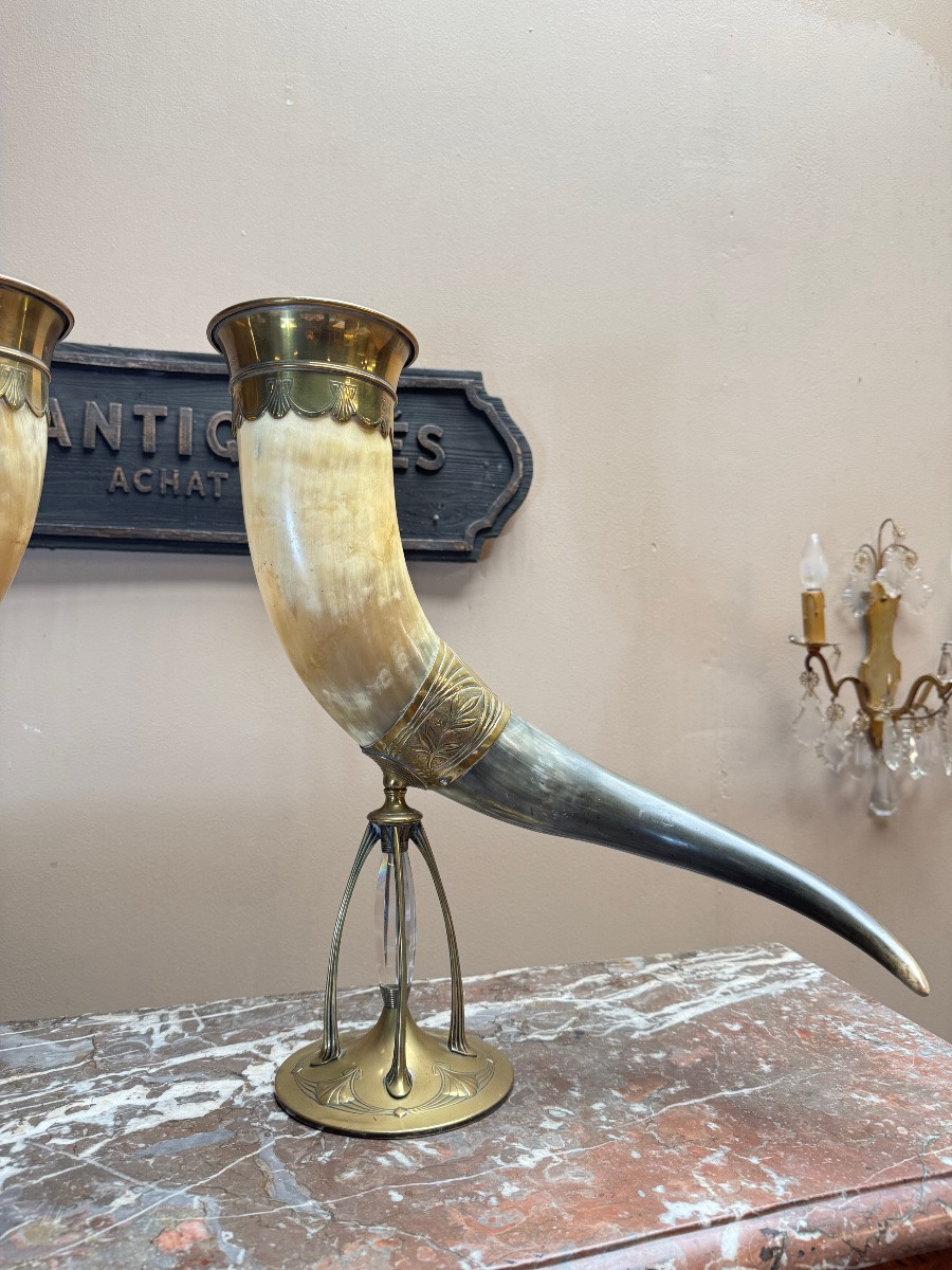 Pair Of 19th-century Cornucopias -photo-4