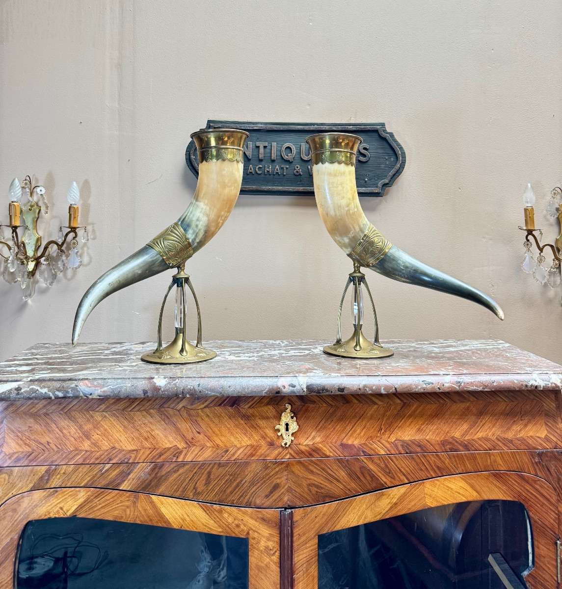 Pair Of 19th-century Cornucopias 
