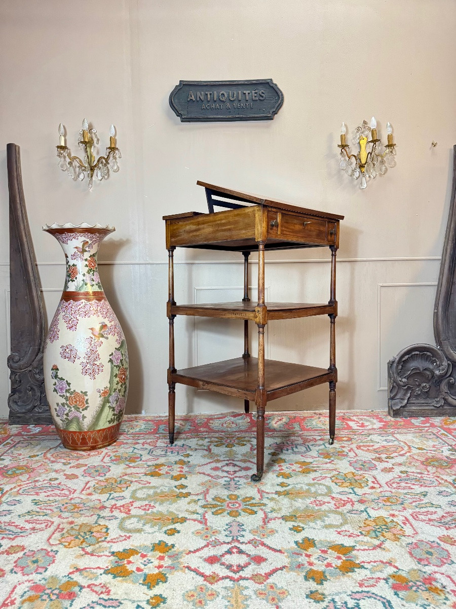 Mahogany Writing Desk From A 19th-century British Official Office -photo-1
