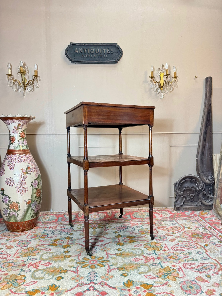 Mahogany Writing Desk From A 19th-century British Official Office -photo-6