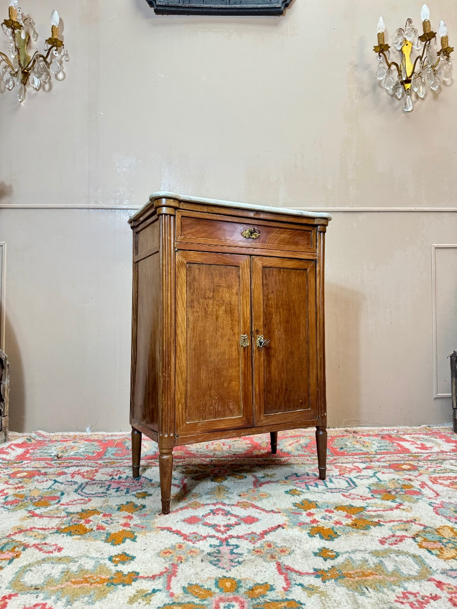 Louis XVI Period Mahogany Sideboard, 18th Century -photo-2