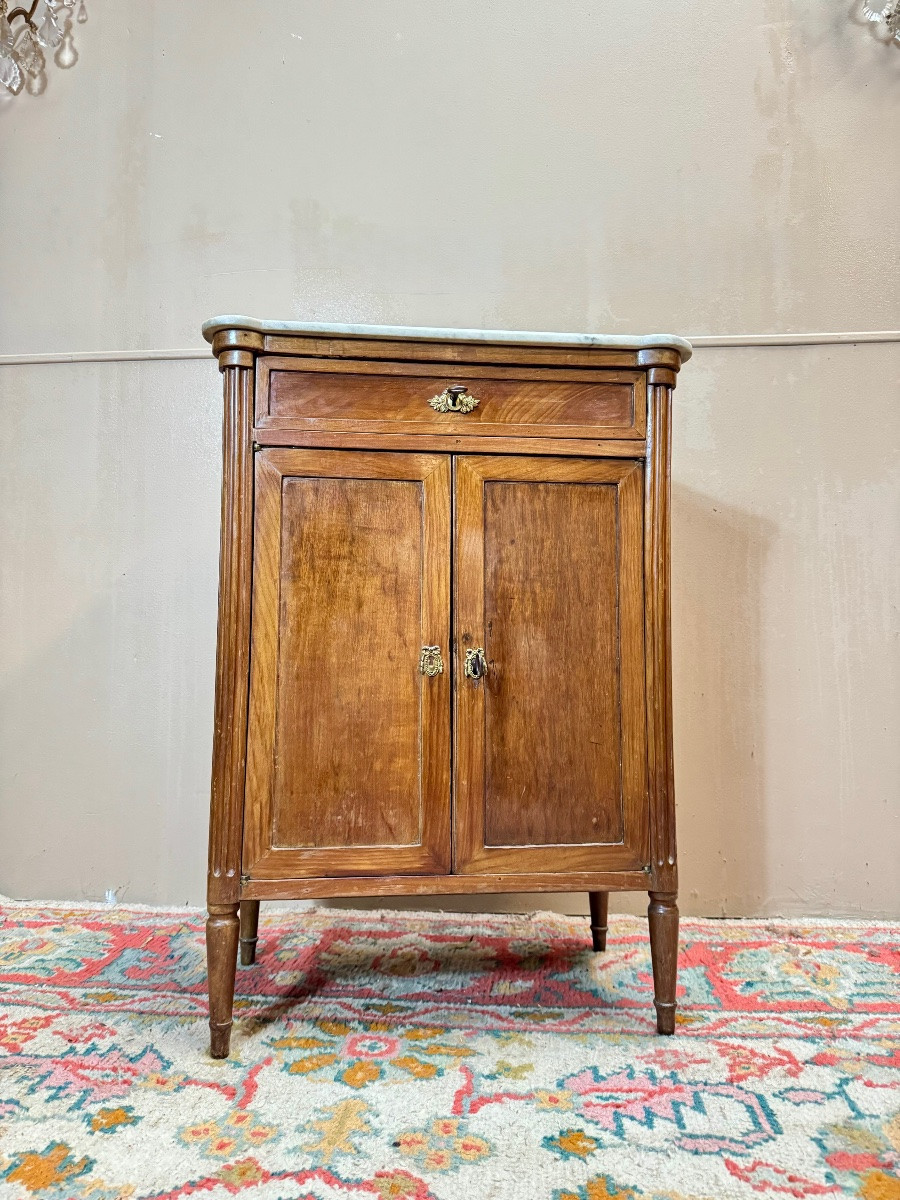 Louis XVI Period Mahogany Sideboard, 18th Century -photo-3