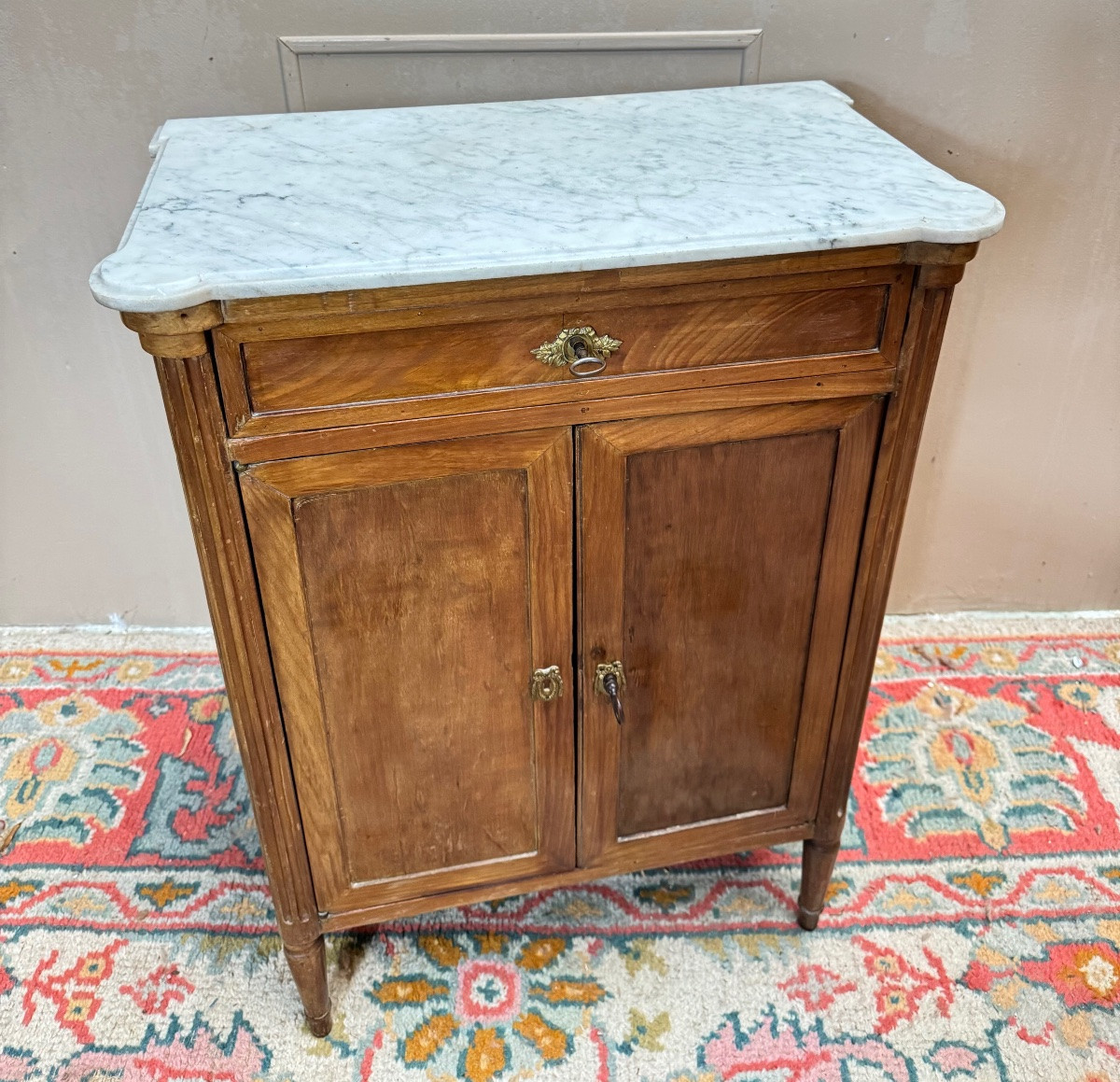 Louis XVI Period Mahogany Sideboard, 18th Century -photo-4