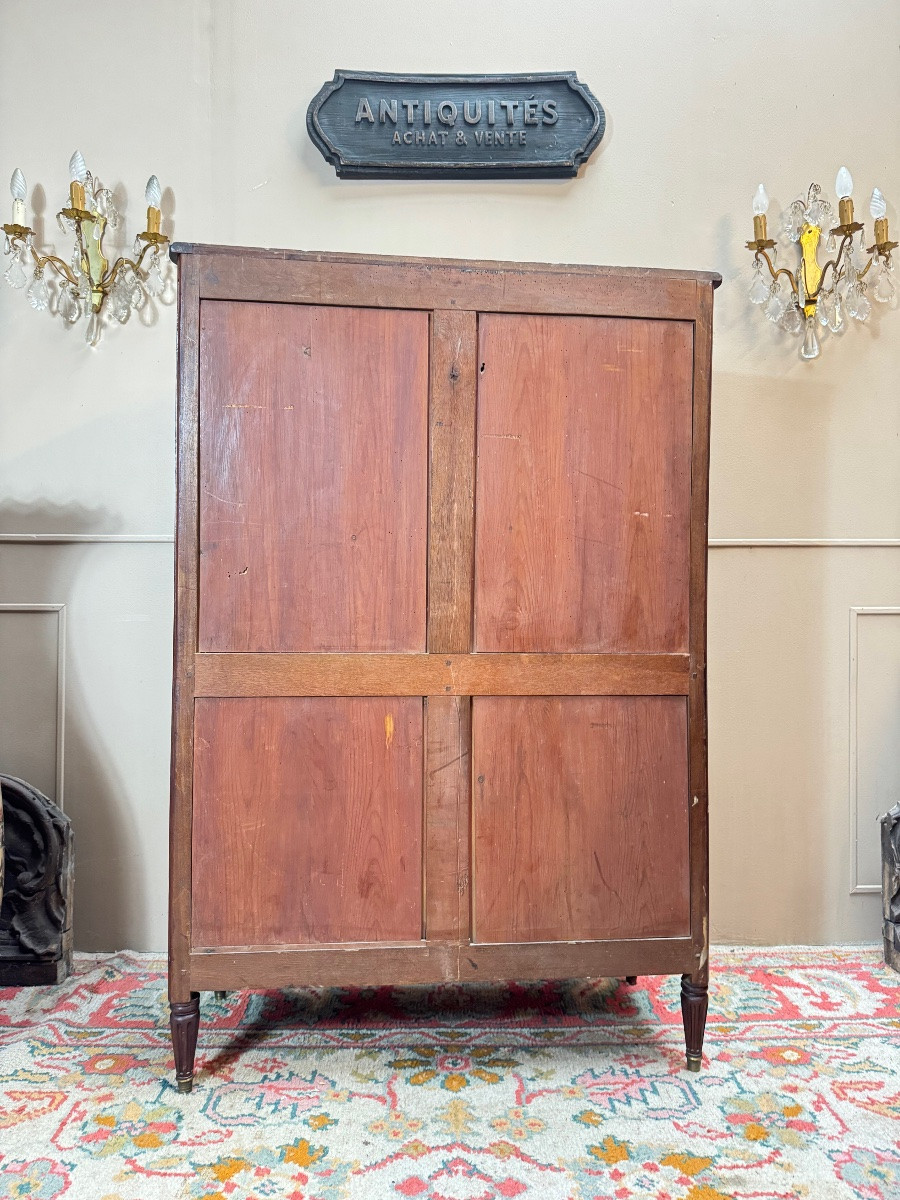 Louis XVI Period Mahogany Secretary, 18th Century -photo-8