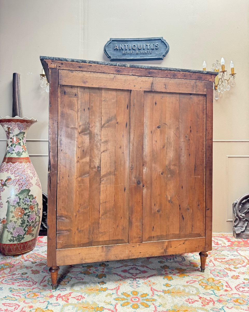 Display Cabinet, Cherrywood Bookcase In The Directoire Style, 19th Century -photo-7