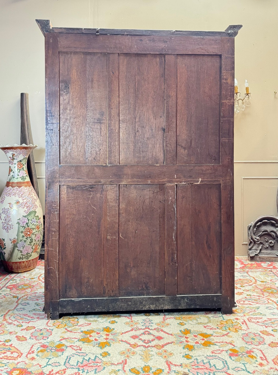 19th-century Restoration Period Flame Mahogany Bookcase -photo-4