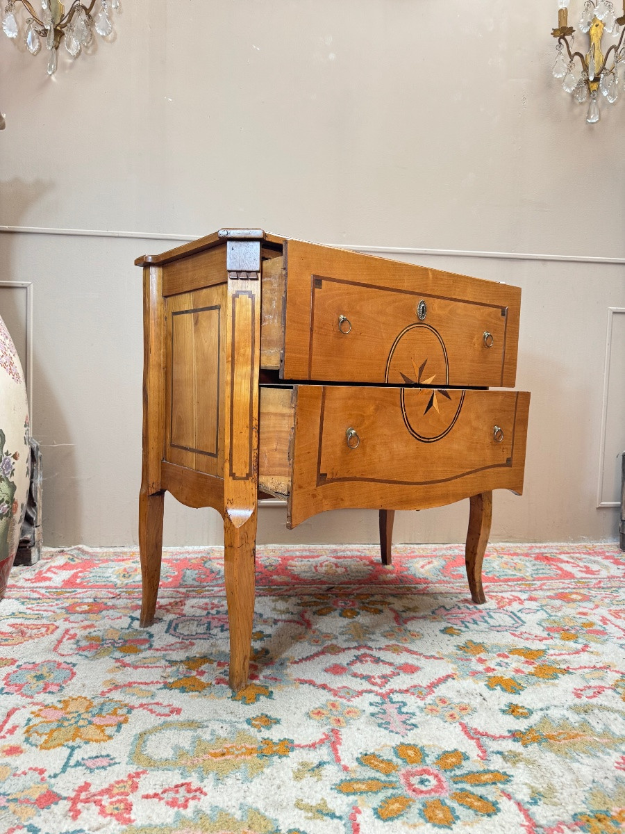 Cherrywood Commode From The 18th-century Transitional Period -photo-1