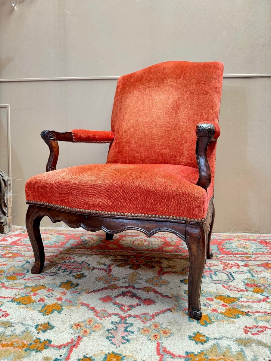 18th Century Regency Walnut Armchair