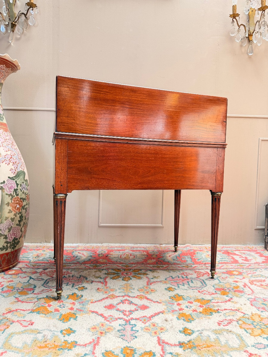 Mahogany Sloping Desk In The Louis XVI Style XIX Eme Siècle-photo-6
