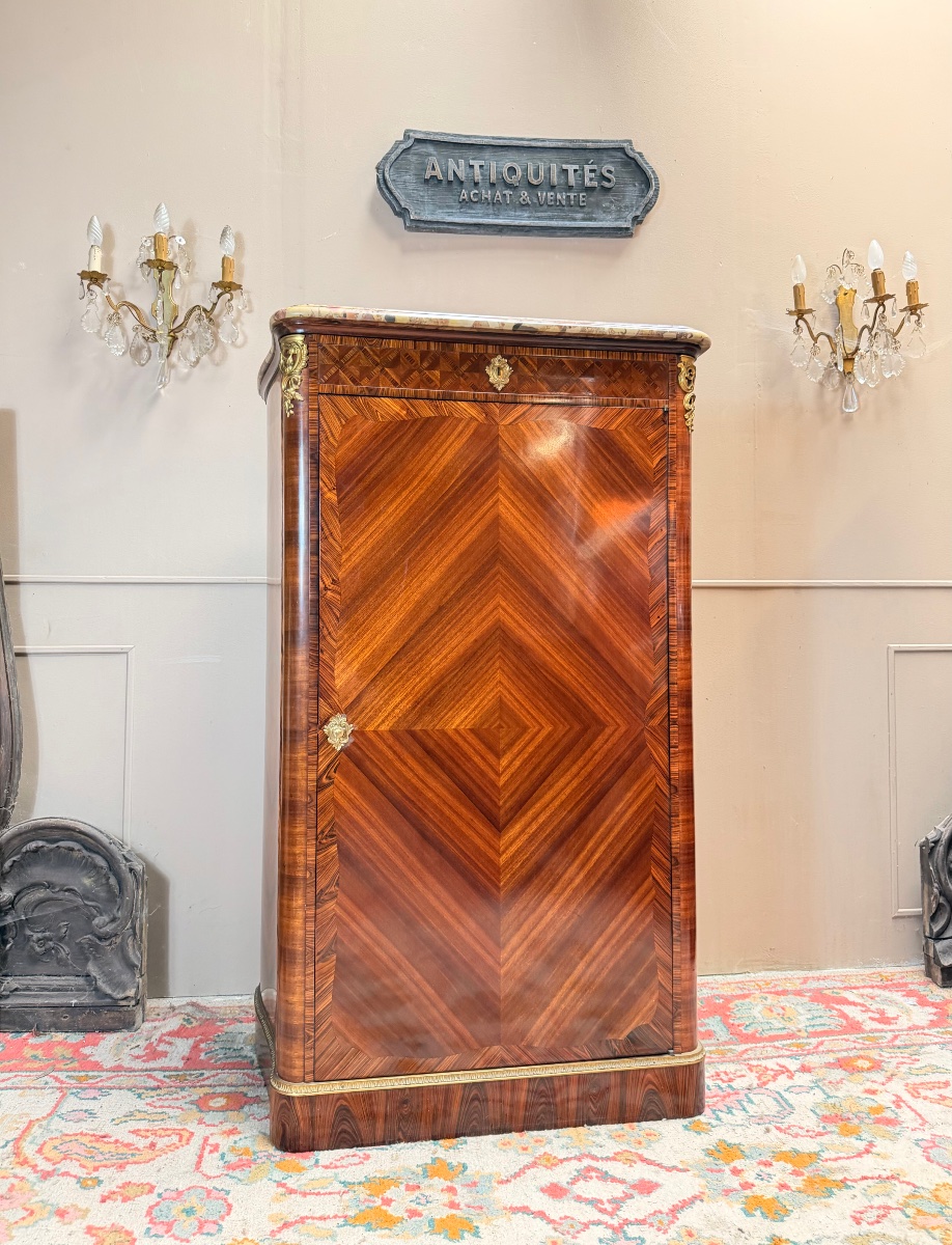 Louis XV-style Marquetry Sideboard