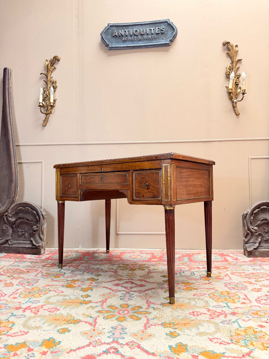 18th-century Louis XVI-style Mahogany Dressing Table -photo-5