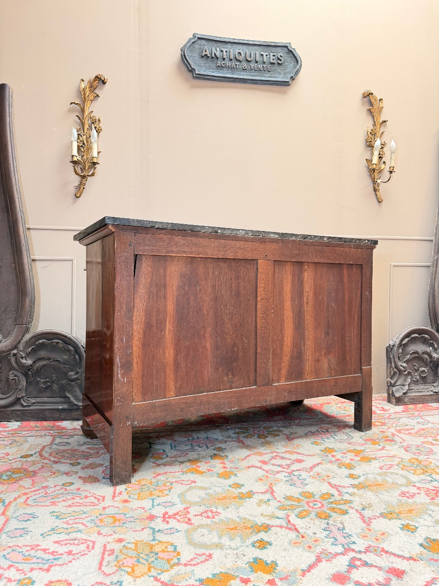 19th-century Empire-style Mahogany Chest Of Drawers -photo-7