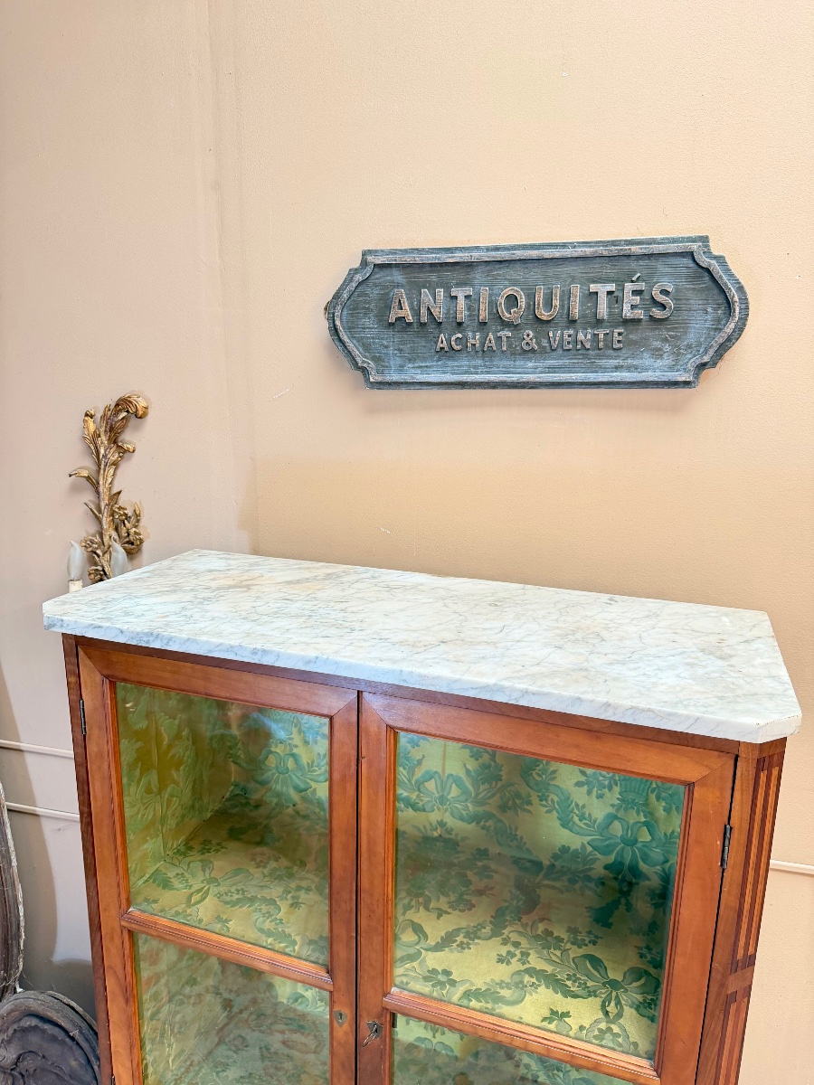 18th-century Transitional-period Display Cabinet In Walnut And Rosewood -photo-6
