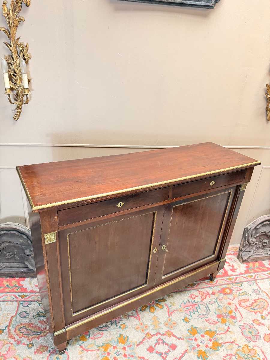 19th-century Directoire-style Mahogany Sideboard -photo-4