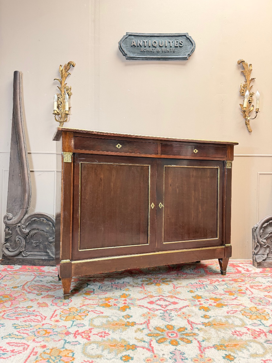 19th-century Directoire-style Mahogany Sideboard -photo-5