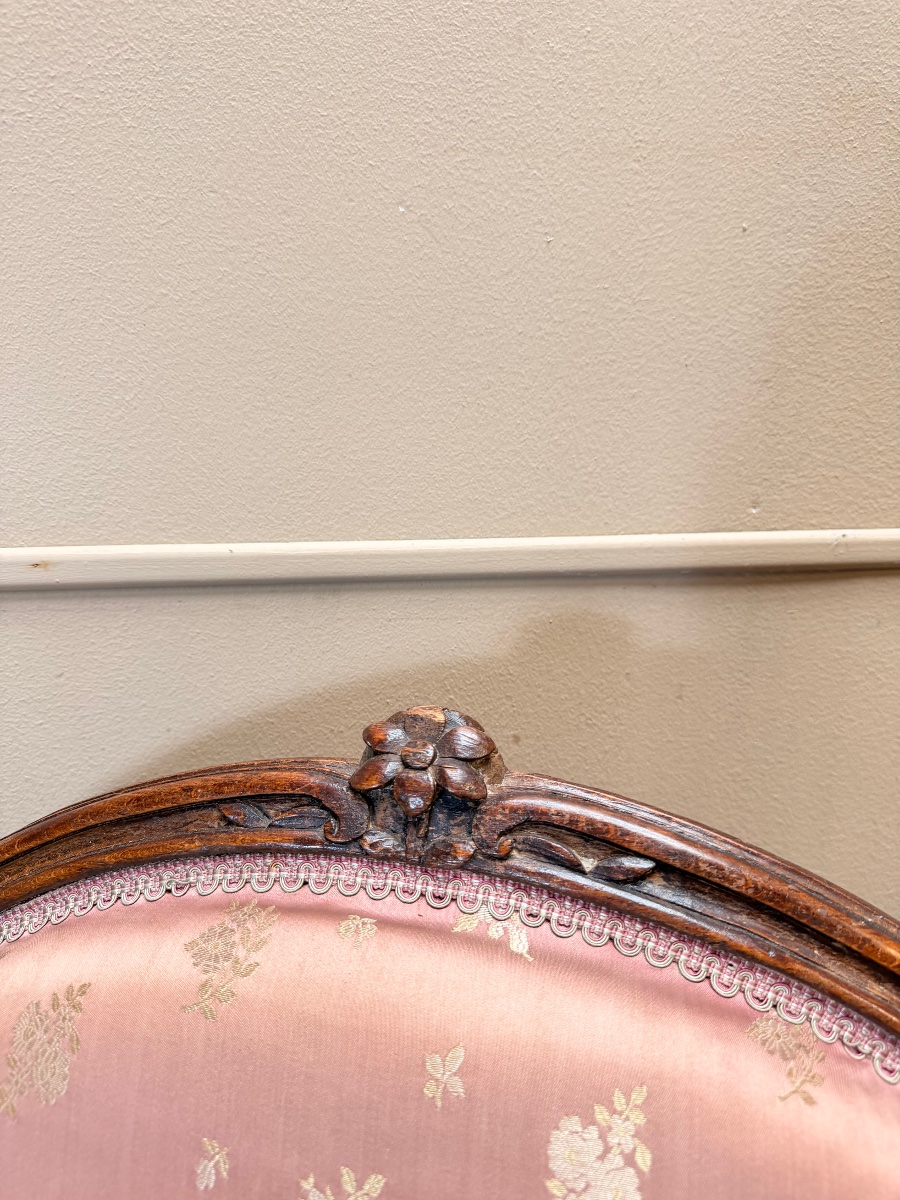 Nadal Jean-rené Pair Of Walnut Armchairs, Louis XV Style, 18th Century -photo-4