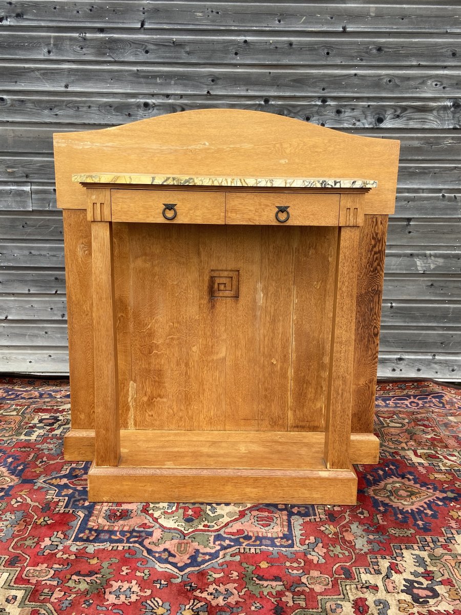 Art Nouveau Console With Support Height-photo-3