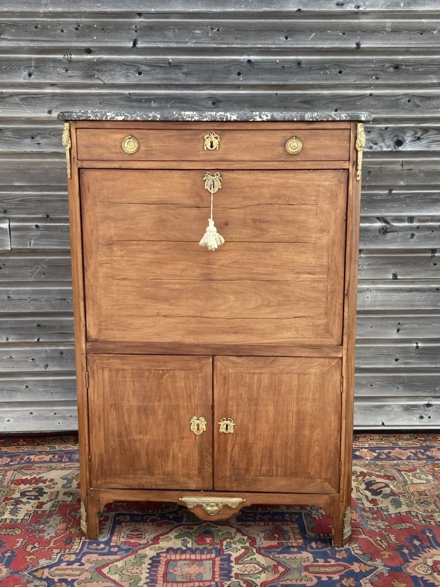 Secretary Transition Period Mahogany XVIII Eme Century-photo-3