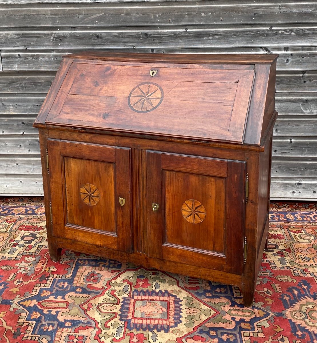 Scriban Cabinet In Cherry Louis XVI XVIII Eme Century