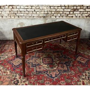 Louis XVI Style Mahogany Flat Desk