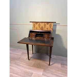 Capuchin Desk With Natural Wood Mechanism Louis XVI Style Early 19th Century 