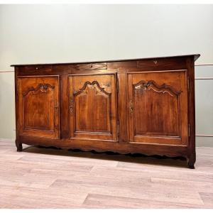 Louis XV Style Cherry Wood Sideboard XIX Eme Century 