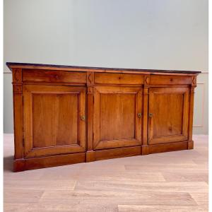 Sideboard In Cherry Wood From The Directoire Period XVIII Eme Century 