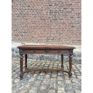 Italian Dining Room Table In Natural Wood Louis XVI Style XIX Eme Century 