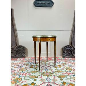 Mahogany Bouillotte Table From The Directoire Period, 18th Century 