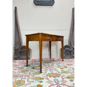 Louis XVI Style Mahogany Desk, 19th Century 
