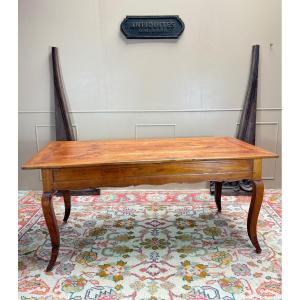 Louis XV Period Cherry Wood Farm Table, 18th Century 