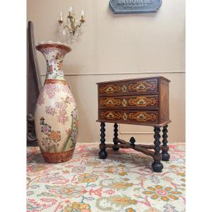 Cabinet On Oak Base From The Louis XIV Period, 17th Century 